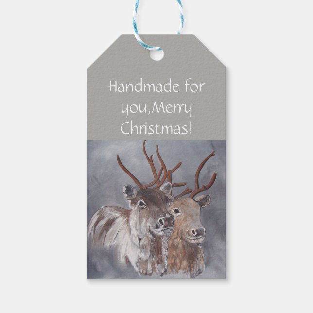 Samisk inspiration  geschenkanhänger (Vorderseite)