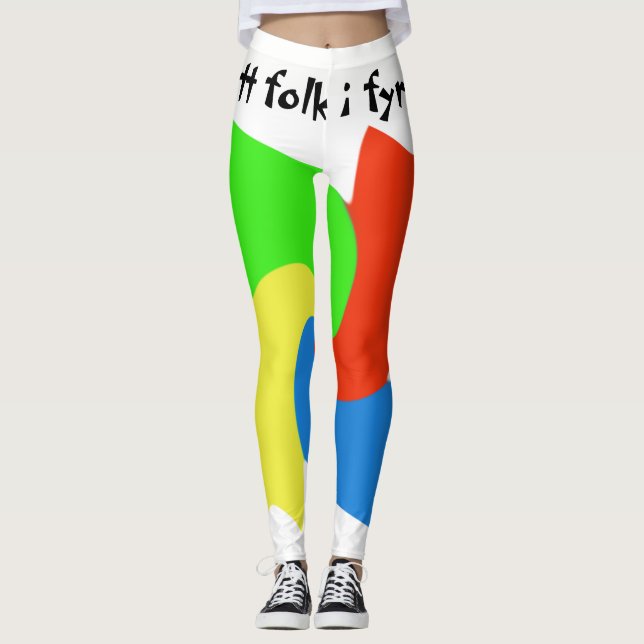 Samisk inspiration  leggings (Vorderseite)