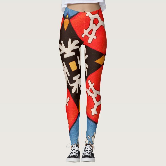 Samisk inspiration  leggings (Vorderseite)
