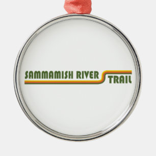 Sammamish River Trail Washington Ornament Aus Metall