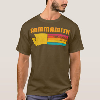 Sammamish Washington Vintag Distressed Souvenir T-Shirt