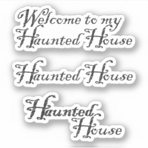 Sammelalbum Halloween Spukhaus  Aufkleber
