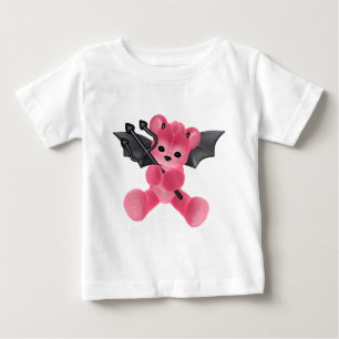 ♥ sammelbares Kunst ♥ Teufel-Teddybär ♥ (bear5) Baby T-shirt