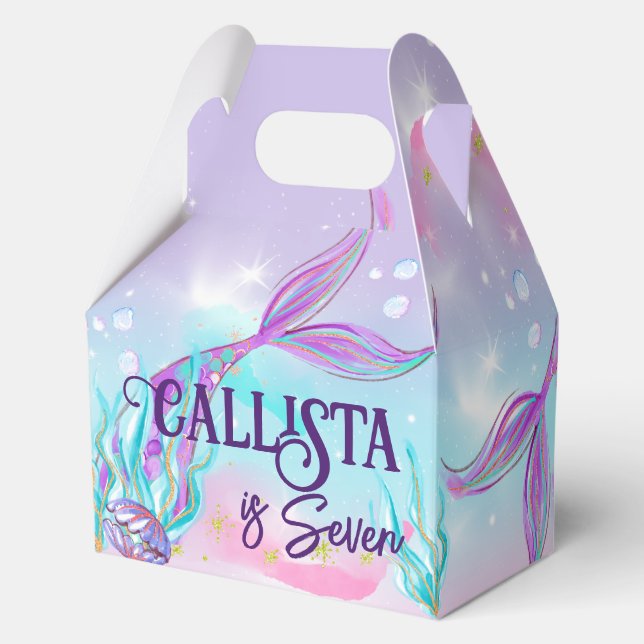 Sammelherde für das Party "Mermaid" Geschenkschachtel (Vorderseite)