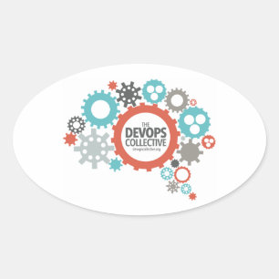 Sammelkleber für DevOps Ovaler Aufkleber