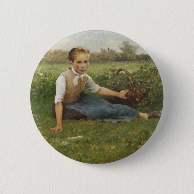 Sammeln-Blumen | 1882 Button (Vorderseite)