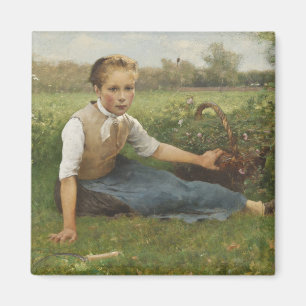Sammeln-Blumen   1882 Magnet