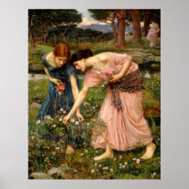 Sammeln Sie Ihre Rosenknospe während Mai - 1909 Poster