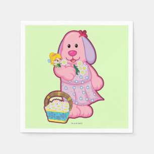 Sammeln von Blume mit Melanie Serviette