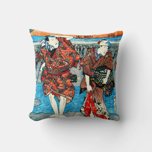 Sammeln von Seashells 1825 Kissen (Vorderseite)