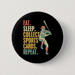 Sammeln von Sportkarten Basketball Baseballkarte Button