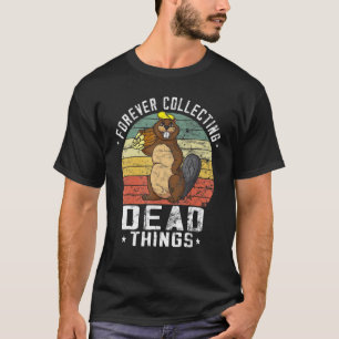 Sammeln von Taxidermist Retro Beaver Taxidermy T-Shirt