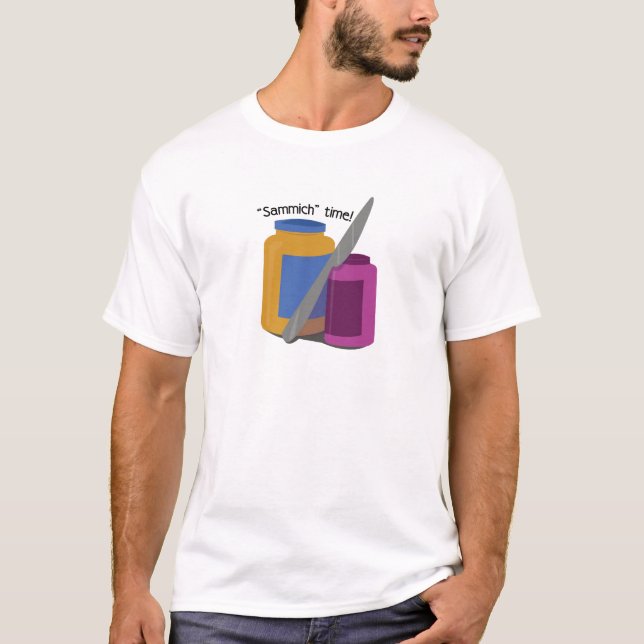 Sammich Zeit T-Shirt (Vorderseite)