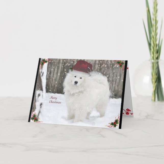 Sammie WeihnachtenCard 12x18 gefaltet Karte (Vorderseite)