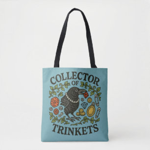 Sammler von Trinkets Crow Illustration