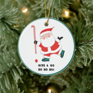 Sammlerbarke Feldhockey-Keramik-Ornament 2023 Keramik Ornament