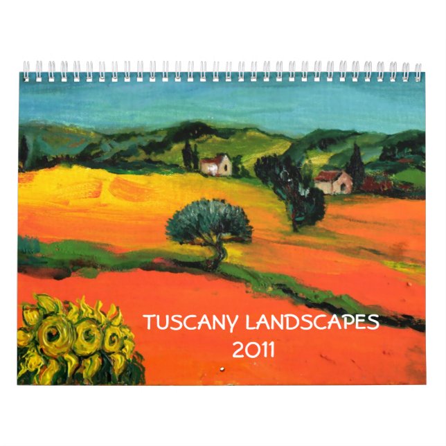 SAMMLUNG 2017 DER TUSKANISCHEN LANDSCHAFTEN KALENDER (Titelbild)
