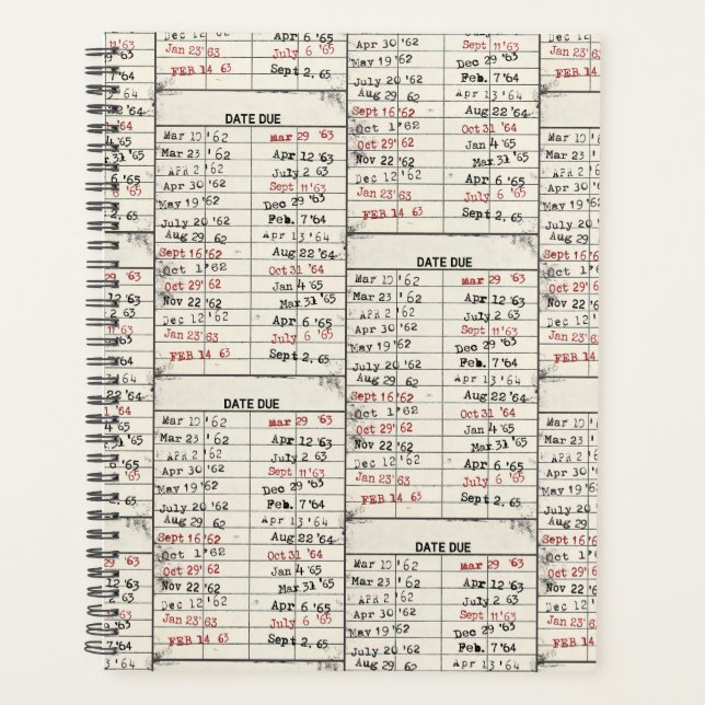 Sammlung der alten Bibliothekskarte Planer (Vorderseite)
