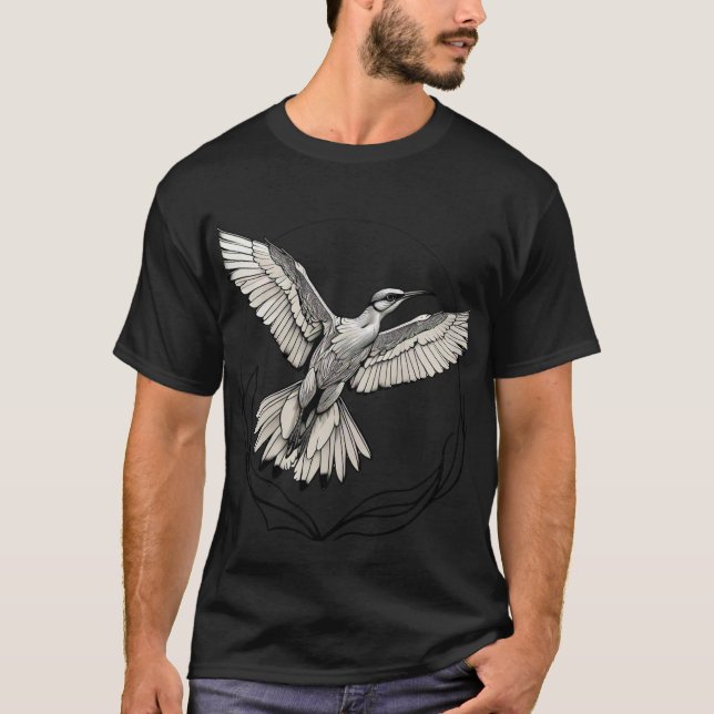 "Sammlung gefährdeter Vogelarten - Ertragbare Erha T-Shirt (Vorderseite)
