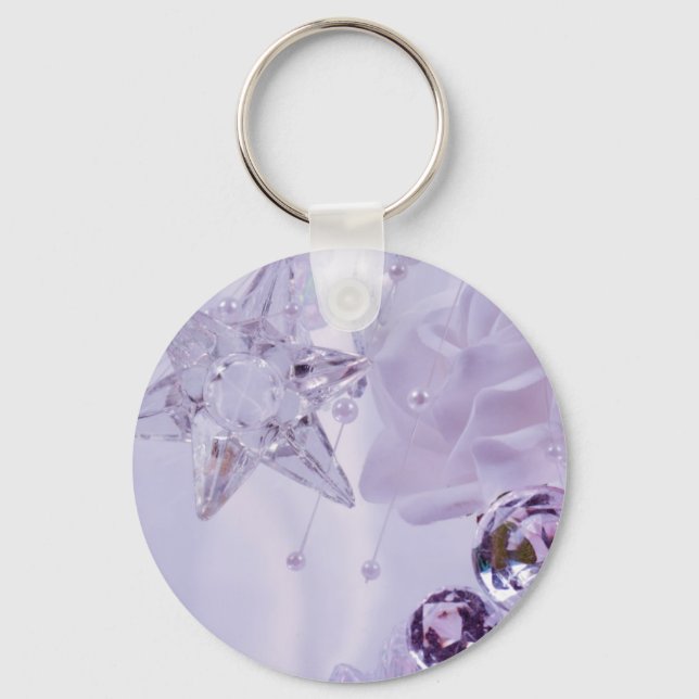 Sammlung "Lavender Star and Crystals" Schlüsselanhänger (Vorderseite)