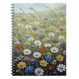 Sammlung mit weichem floralem Muster Notizblock
