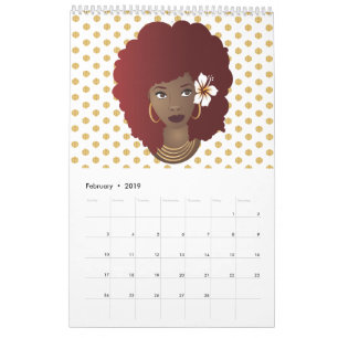 Sammlung natürlicher Schönheit   Polka Dots Kalender