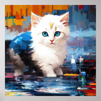 Sammlung niedlicher Katzen: Poster