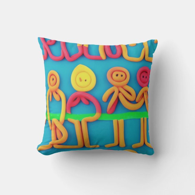 Sammlung Playdough Kissen (Vorderseite)