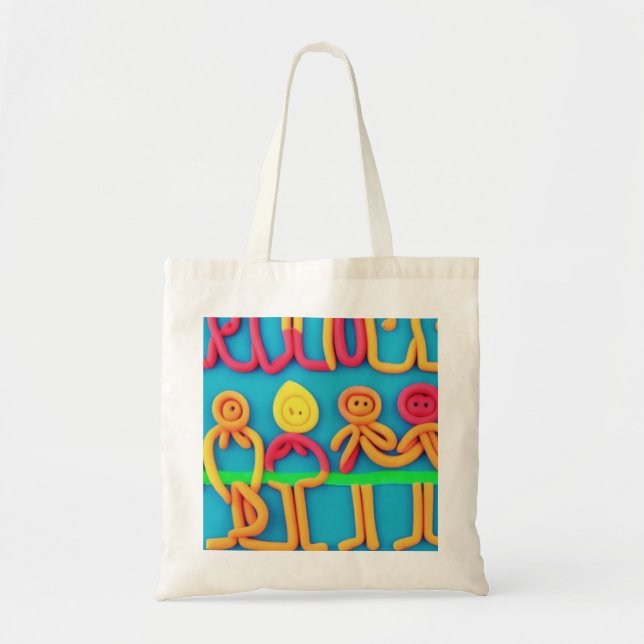 Sammlung Playdough Tragetasche (Vorne)