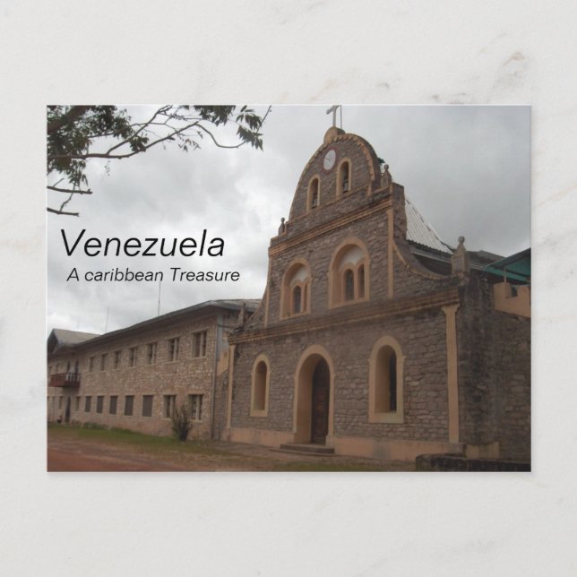 Sammlung Venezuela , Ein karibischer Schatz Postkarte (Vorderseite)