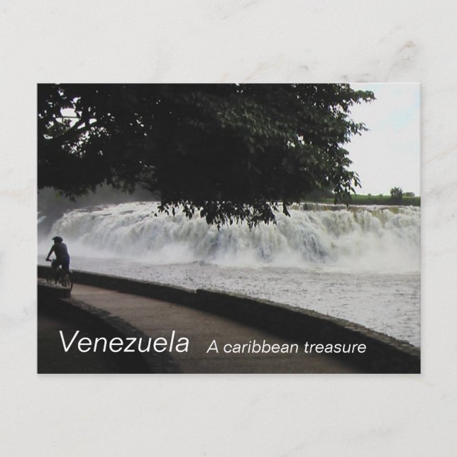Sammlung Venezuela , Ein karibischer Schatz Postkarte (Vorderseite)