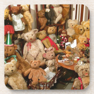 Sammlung Vintage Teddy-Bären Untersetzer