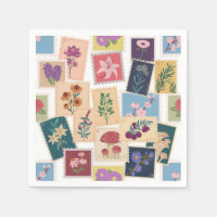 Sammlung Vintager Briefmarke, Retro-Thema