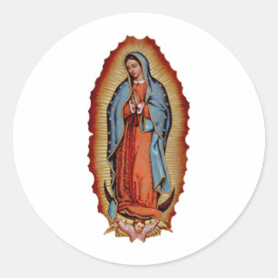 SAMMLUNG VIRGEN DES GUADALUPE RUNDER AUFKLEBER