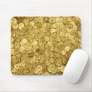 Sammlung von alten Goldmünzen Mousepad