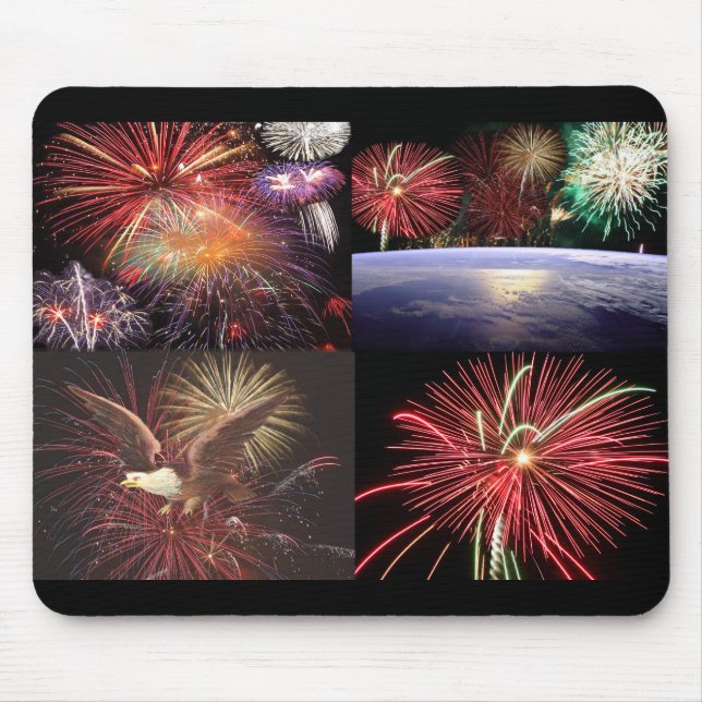Sammlung von Feuerwerken Mousepad (Vorne)