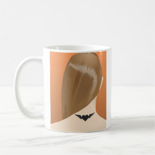 Sammlung von Frauen Neck Tattoo Art Print, Nr. 1/1 Kaffeetasse