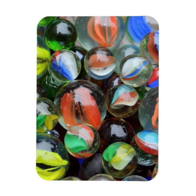 Sammlung von Glasmurmeln Magnet (Vertikal)