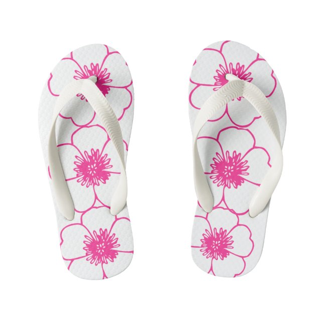 Sammlung von Kinderausdrücken - Mädchen Flip Flops (Fußbett)