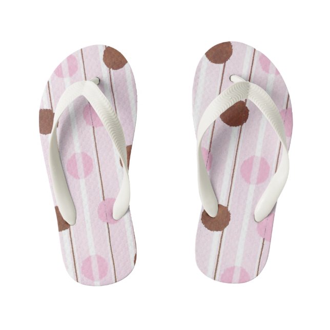 Sammlung von Kinderausdrücken - Mädchen Flip Flops (Fußbett)