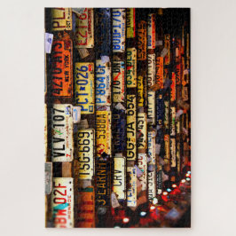 Sammlung von Lizenzplätzen Puzzle