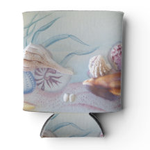 Sammlung von Seashells Can Cooler