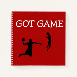 Sammlung von Sportlinien - Notizbuch