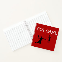 Sammlung von Sportlinien - Notizbuch