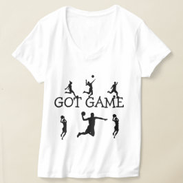 Sammlung von Sportlinien - T-Shirt