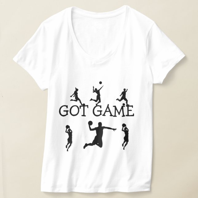 Sammlung von Sportlinien - T-Shirt (Ablage )