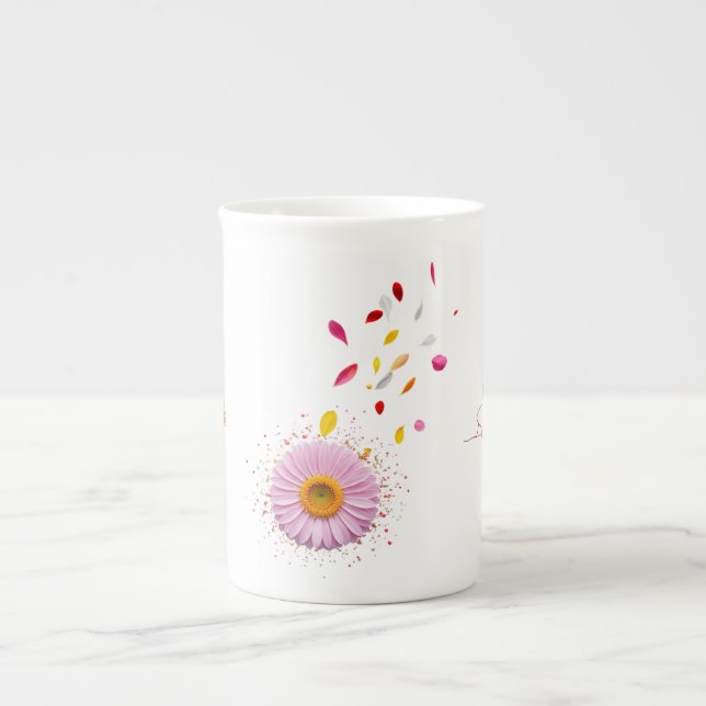 Sammlung von Tasse zur China von Blumenexplosionen (Vorderseite)