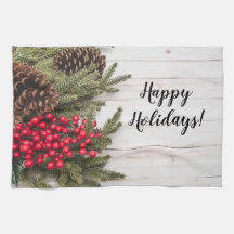 Sammlung Wreath und Holly Holiday