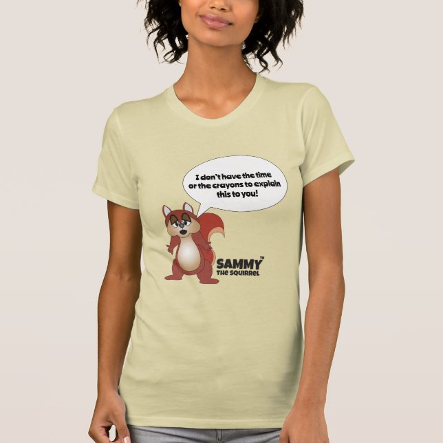 Sammy, der Eichhörnchen-T - Shirt (Vorderseite)