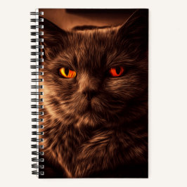 "Sammy Midnight" Kitty Spiral Notebook Notizbuch